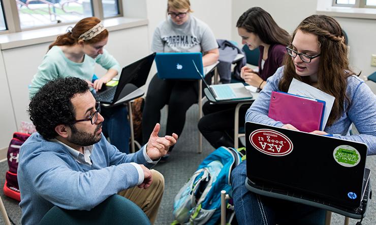 students in class